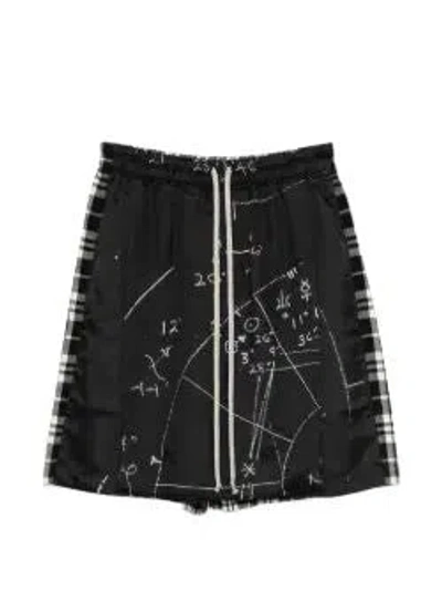 Rick Owens Kiltshorts Elasticated-waistband Shorts In Animal Print