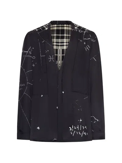Rick Owens Larry Plaid Shirt In Black