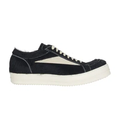 Pre-owned Rick Owens Lido Runway Vintage Sneaker 'black Milk' | Men's Size 43