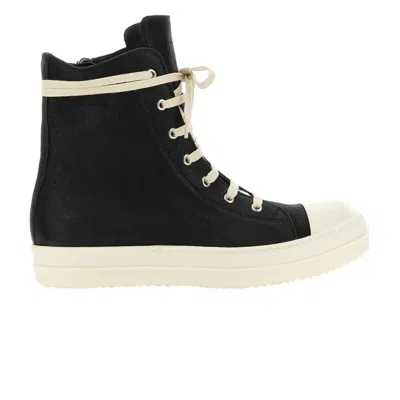 Pre-owned Rick Owens Lido Sneakers 'black Milk' | Men's Size 43