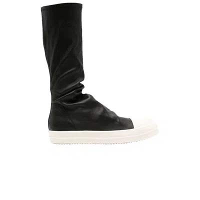 Pre-owned Rick Owens Lido Stocking Sneaks 'black Milk' | Men's Size 43
