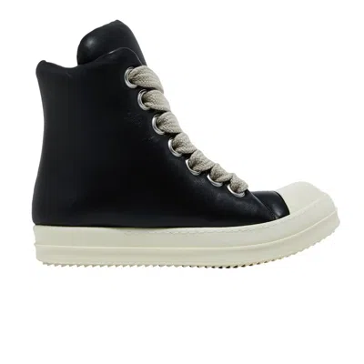 Pre-owned Rick Owens Luxor Jumbo Lace Padded Sneaker 'black Milk' | Men's Size 44