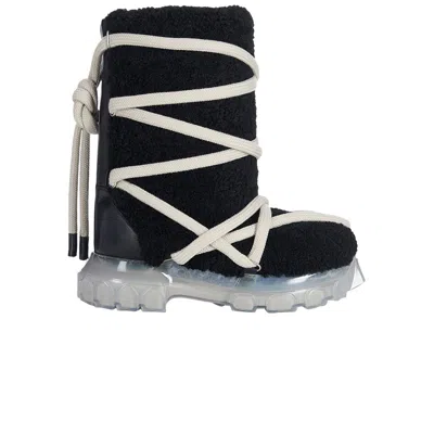 Pre-owned Rick Owens Luxor Lunar Tractor 'black Clear' | Men's Size 40