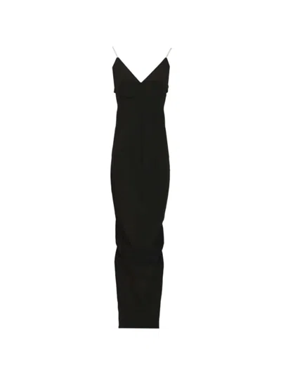 Rick Owens Maillot Gown In Black