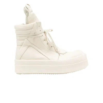 Pre-owned Rick Owens Mega Bumper Geobasket High 'milk' | Cream | Men's Size 42
