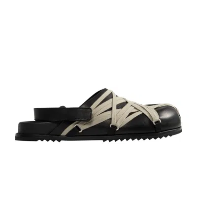 Pre-owned Rick Owens Megalaced Mule Granola 'black' | Men's Size 43