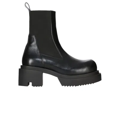 Pre-owned Rick Owens Porterville Beatle Bogun Boot 'black' | Men's Size 43