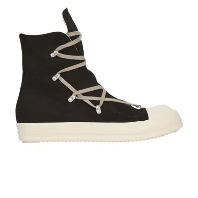 Pre-owned Rick Owens Porterville Drkshdw Hexa High 'black Milk' | Men's Size 46