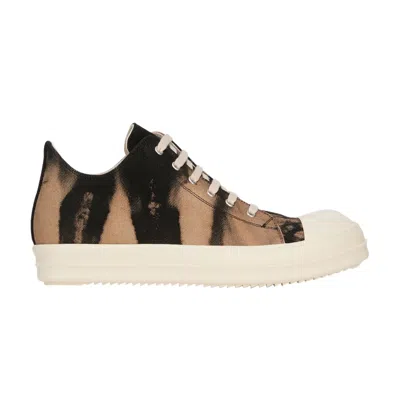 Pre-owned Rick Owens Porterville Drkshdw Low 'black Terra Sun Denim' | Men's Size 40