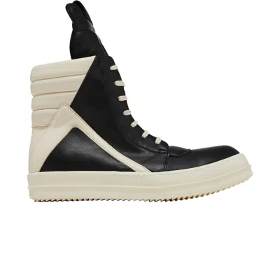 Pre-owned Rick Owens Porterville Geobasket 'black Milk' | Men's Size 41