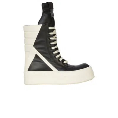 Pre-owned Rick Owens Porterville Mega Geobasket 'black Milk' | Men's Size 42