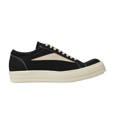 Pre-owned Rick Owens Porterville Vintage Low 'black Milk Nubuck' | Men's Size 42.5