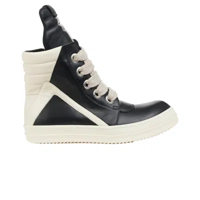 Pre-owned Rick Owens Strobe Geobasket Megalace High 'black Milk' | Men's Size 41.5