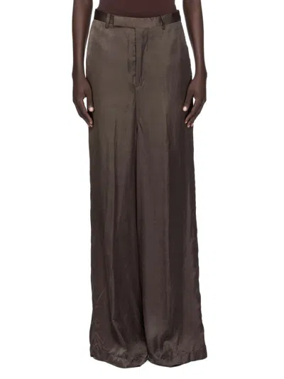 Rick Owens Tailored Firbanks In Brown
