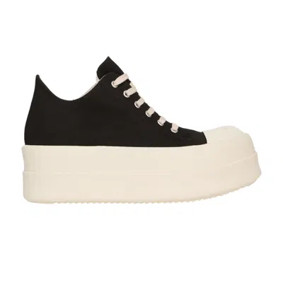 Pre-owned Rick Owens Wmns Drkshdw Double Bumper Low 'black Milk' | Women's Size 39.5