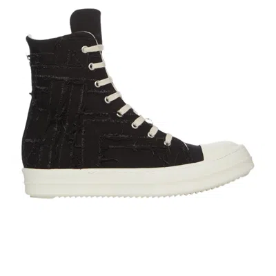 Pre-owned Rick Owens Wmns Drkshdw Edfu Slashed High 'black Milk' | Women's Size 35