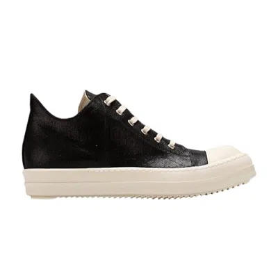 Pre-owned Rick Owens Wmns Drkshdw Gethsemane Denim Low 'black Milk' | Women's Size 36