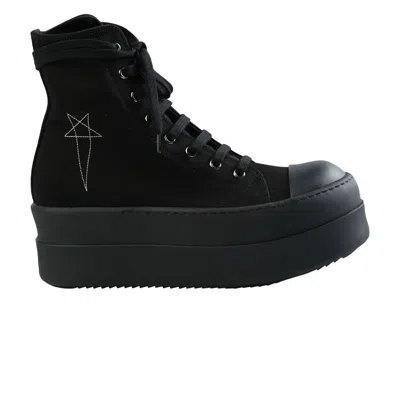 Pre-owned Rick Owens Wmns Drkshdw Hollywood Double Bumper High 'black Pearl' | Women's Size 35