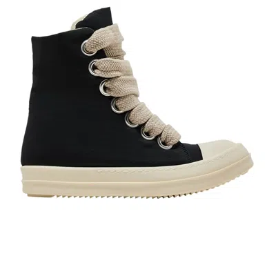 Pre-owned Rick Owens Wmns Drkshdw Hollywood Jumbo Lace Puffer High 'black Milk' | Women's Size 36