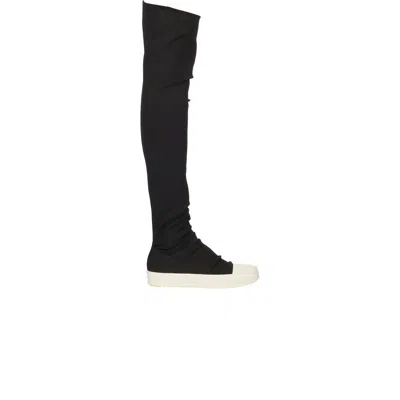 Pre-owned Rick Owens Wmns Drkshdw Lido High Sock Sneaks 'black Milk' | Women's Size 36