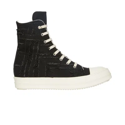Pre-owned Rick Owens Wmns Drkshdw Luxor Slashed High 'black Milk' | Women's Size 35