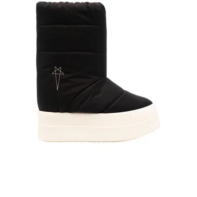 Pre-owned Rick Owens Wmns Drkshdw Stivali Imbottiti Mega Bumper Lunar 'black Pearl' | Women's Size