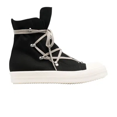 Pre-owned Rick Owens Wmns Drkshdw Strobe Cotton Denim Hexa High 'black Milk' | Women's Size 37