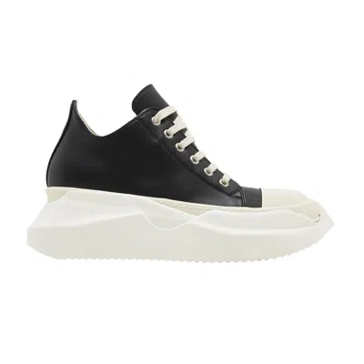 Pre-owned Rick Owens Wmns Drkshdw Strobe Leather Abstract Low 'black Milk' | Women's Size 35