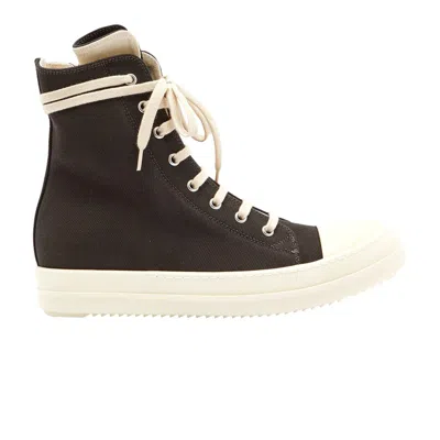 Pre-owned Rick Owens Wmns Edfu Drkshdw Cotton Denim High 'dark Dust' | Black | Women's Size 35