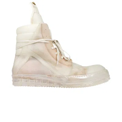 Pre-owned Rick Owens Wmns Edfu Geobasket 'natural Transparent' | Cream | Women's Size 36 In White