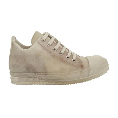 Pre-owned Rick Owens Wmns Edfu Low 'natural Clear' | Cream | Women's Size 36