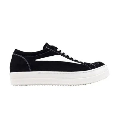 Pre-owned Rick Owens Wmns Edfu Suede Leather Vintage Low 'black Milk' | Women's Size 38