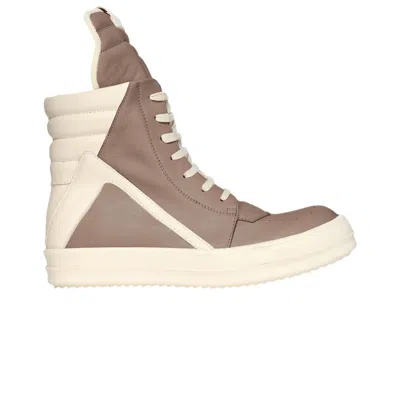 Pre-owned Rick Owens Wmns Hollywood Geobasket High 'flesh Milk' | Brown | Women's Size 38