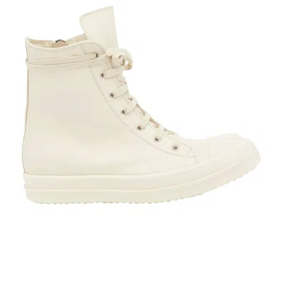 Pre-owned Rick Owens Wmns Hollywood High 'milk' | Cream | Women's Size 37 In White