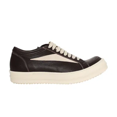 Pre-owned Rick Owens Wmns Hollywood Vintage Low 'mahogany Milk' | Brown | Women's Size 37