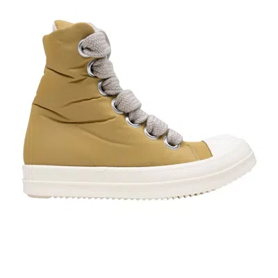 Pre-owned Rick Owens Wmns Lido Drkshdw Jumbo Lace Puffer High 'mustard' | Yellow | Women's Size 37