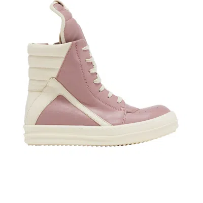 Pre-owned Rick Owens Wmns Lido Geobasket High 'dusty Pink' | Women's Size 37