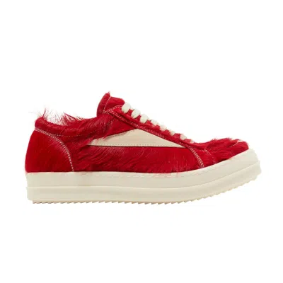 Pre-owned Rick Owens Wmns Pelliccia Vintage Low 'cardinal Red' | Women's Size 36