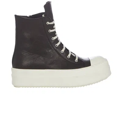 Pre-owned Rick Owens Wmns Porterville Runway Mega Bumper High 'black Milk' | Women's Size 36