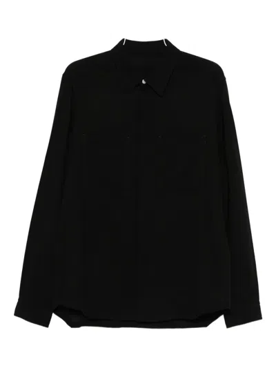 RICK OWENS RICK OWENS RICK OWENS WOOL SHIRT JACKET