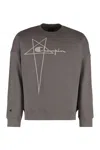 Rick Owens Graphic Print Cotton Crew-neck Sweatshirt