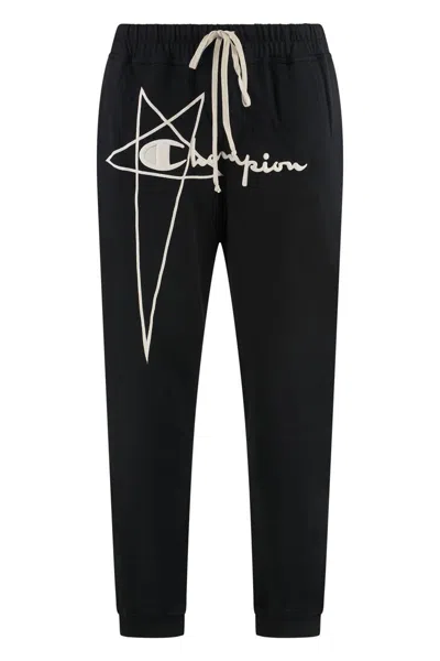 RICK OWENS RICK OWENS RICK OWENS X CHAMPION - COTTON SWEATPANTS