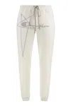 Rick Owens X Champion Cotton Track Pants In Green
