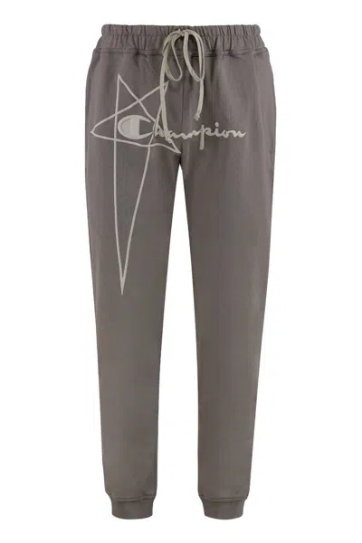 RICK OWENS RICK OWENS RICK OWENS X CHAMPION - COTTON SWEATPANTS
