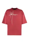 Rick Owens X Champion Tommy T-shirt In Red