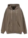 Rick Owens X Champion Hoodie Sweatshirt In Gray