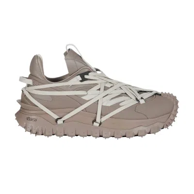 Pre-owned Rick Owens X Moncler Trailgrip Megalace 'dust' | Grey | Men's Size 45