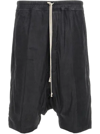 Rick Owens Rick Pod Shorts In Schwarz