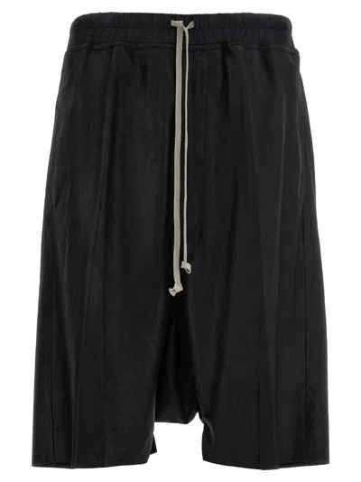 Rick Owens Black Rick S Pods Bermuda Shorts