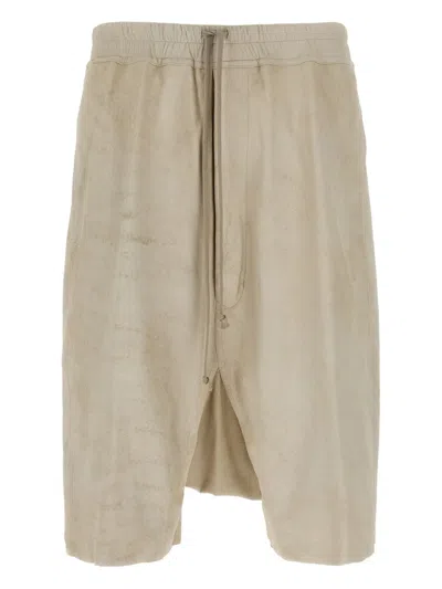 Rick Owens Rick S Pods Bermuda Shorts In Neutrals